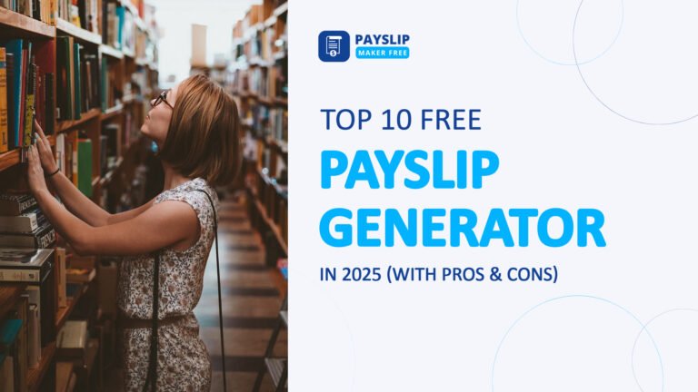 Top 10 free payslip generator