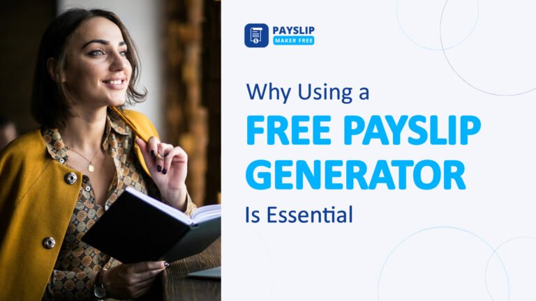 Why Using a Free Payslip Generator Is Essential