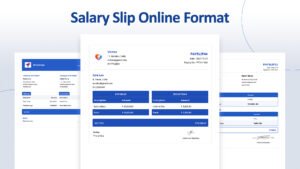 Salary Slip Online Format