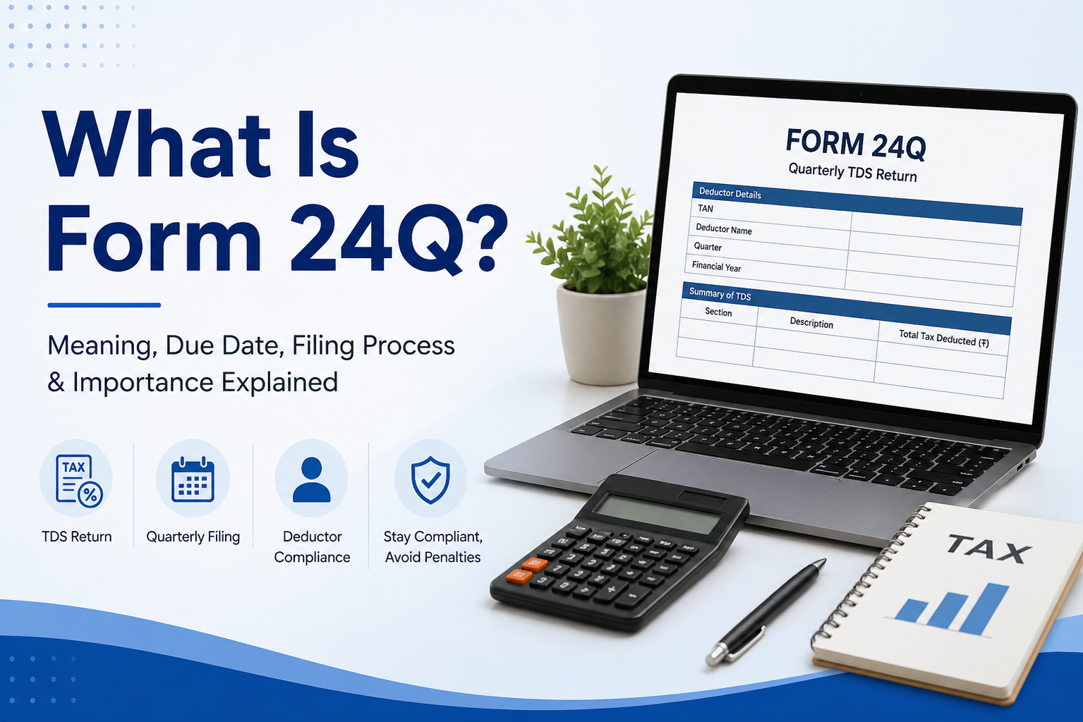 Form 24Q (Quarterly TDS Return): Meaning & Deadlines 2026