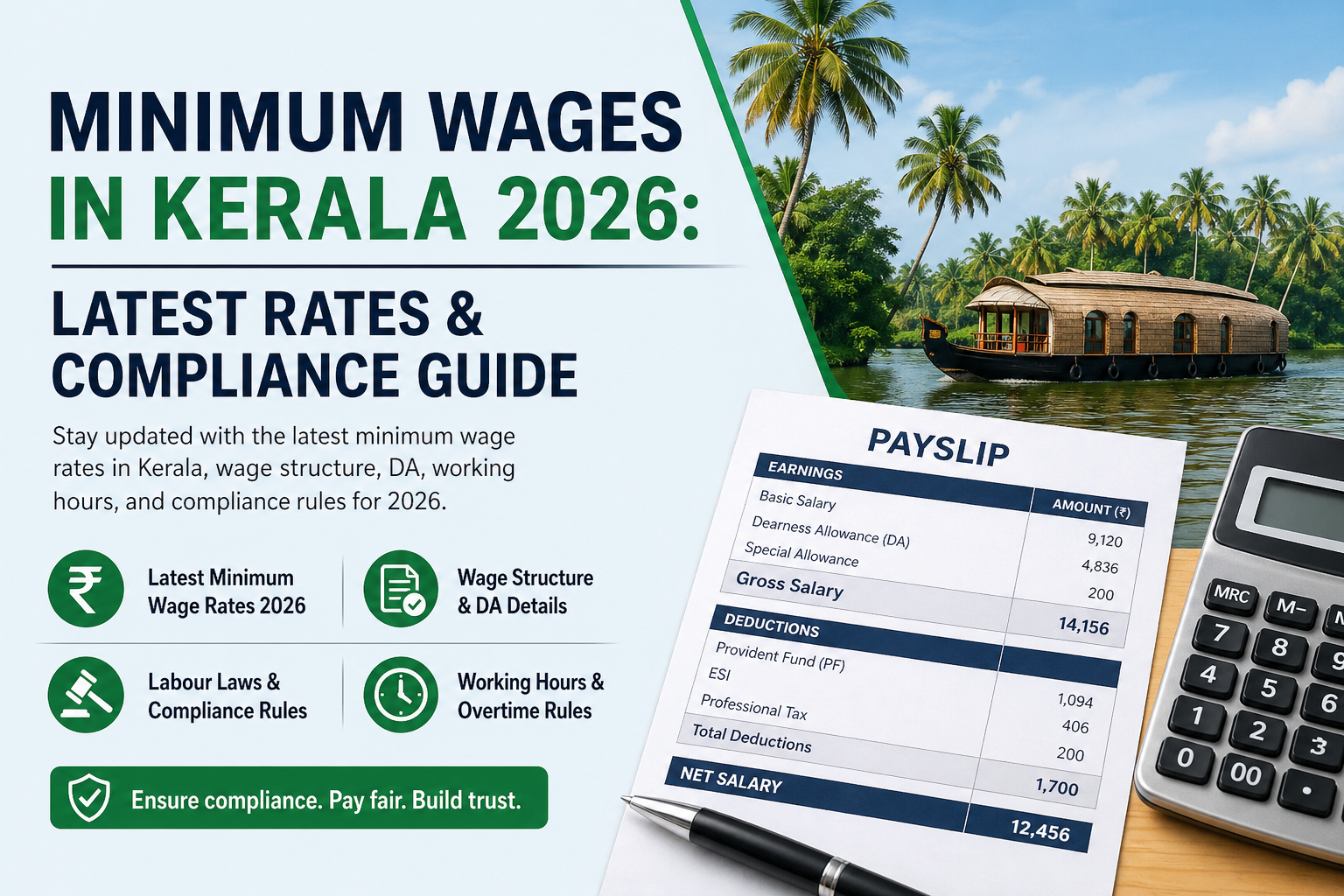 Minimum Wages in Kerala 2026: Latest Rates & Compliance Guide