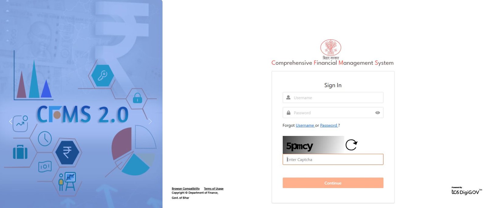 CFMS Employee Login Portal